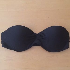 Black VS bandeau bikini top